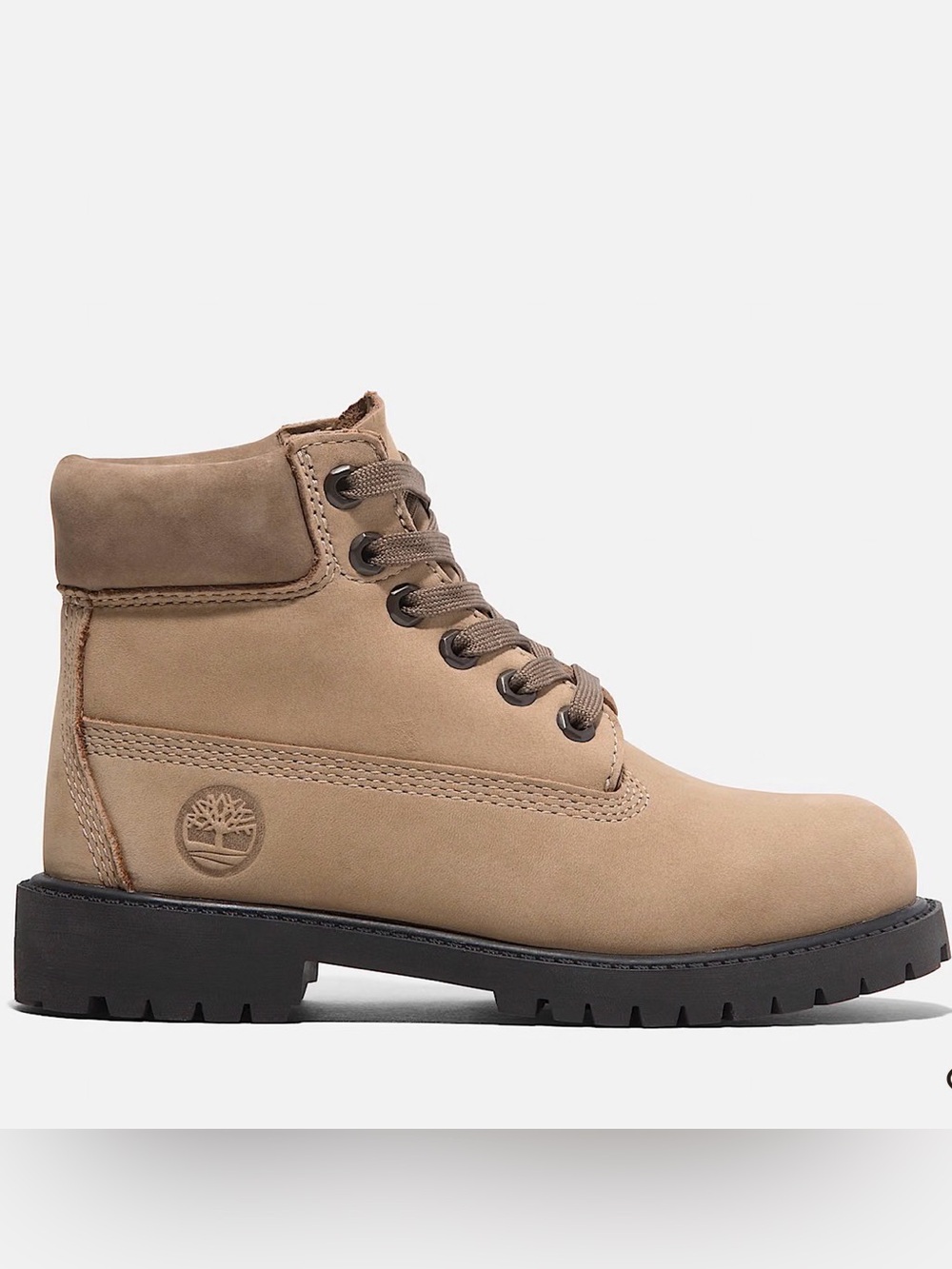 Junior Timberland Premium 6-Inch Lace-Up Waterproof Boot Boys Sz 6 Distressed